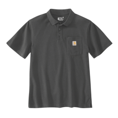 Polo Carhartt 106685 gris chiné Loose Fit