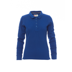 Polo femme FLORENCE LADY manches longues - Bleu Roi - PAYPER
