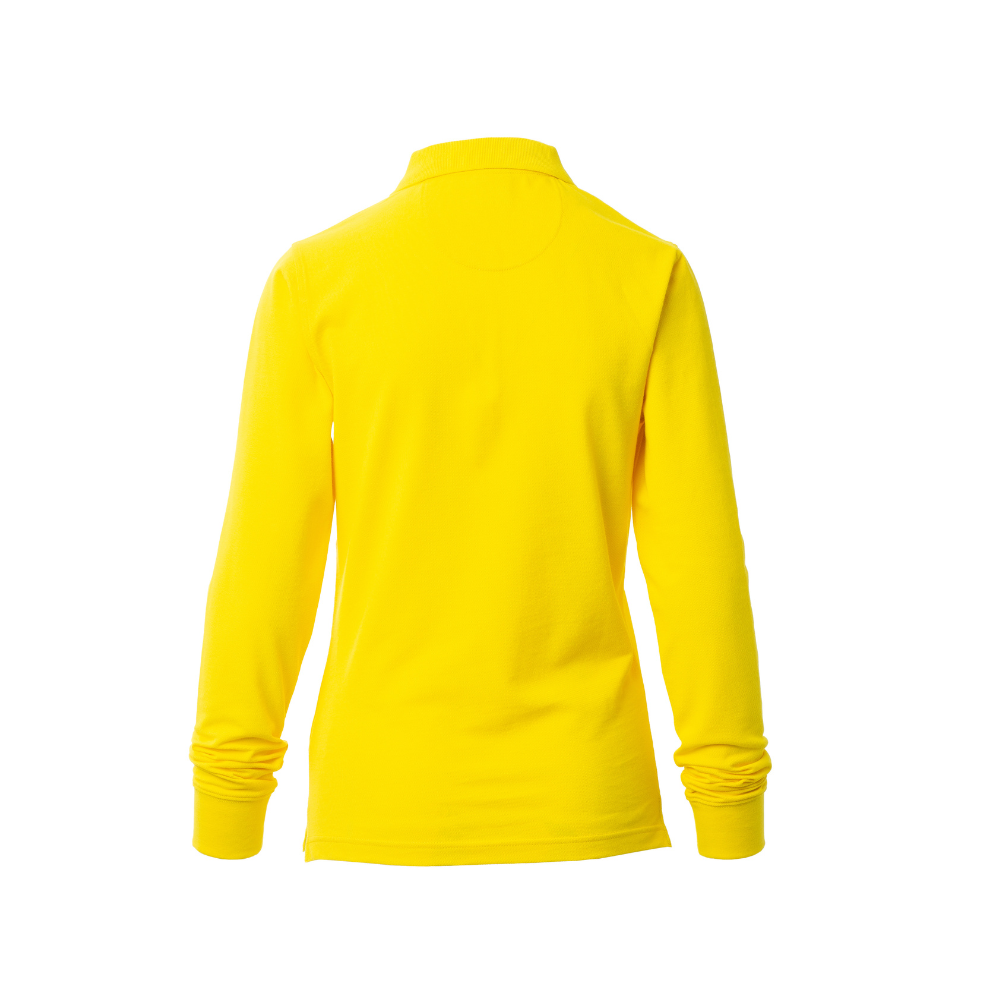 Vue de dos du Polo femme Payper FLORENCE LADY manches longues Jaune