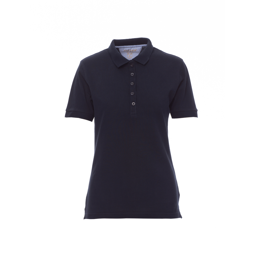 Vue de face du Polo femme Payper GLAMOUR manches courtes Bleu Marine