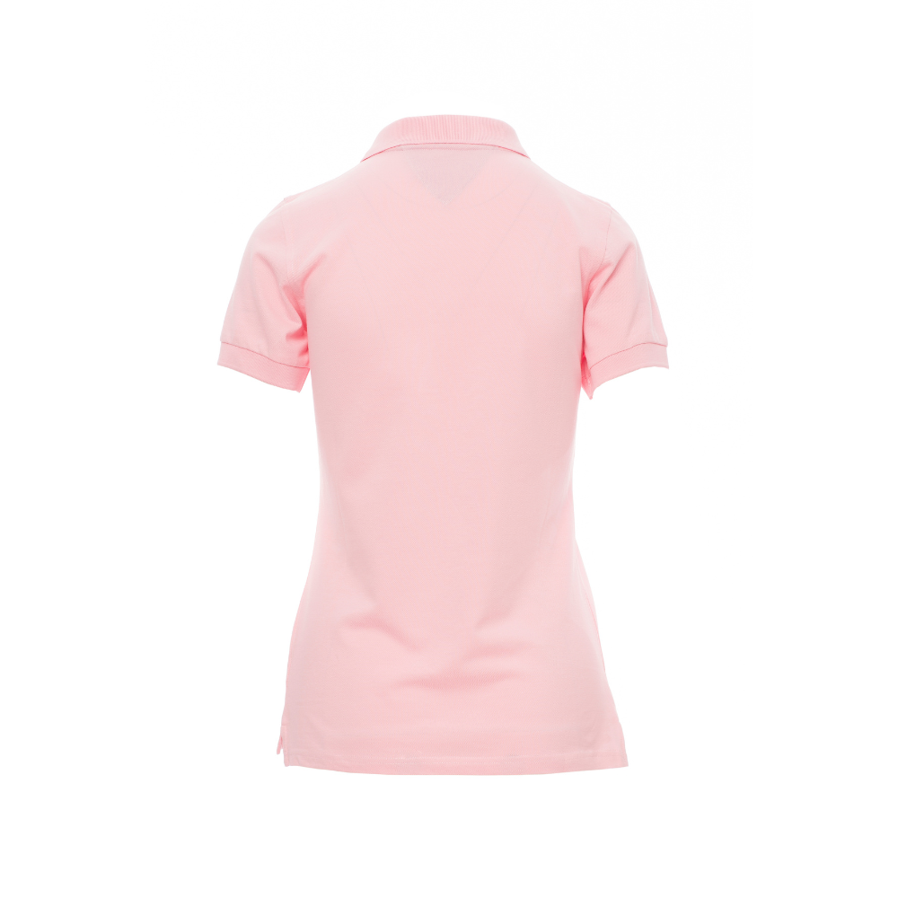 Vue de dos du Polo femme Payper GLAMOUR manches courtes Rose Ombré