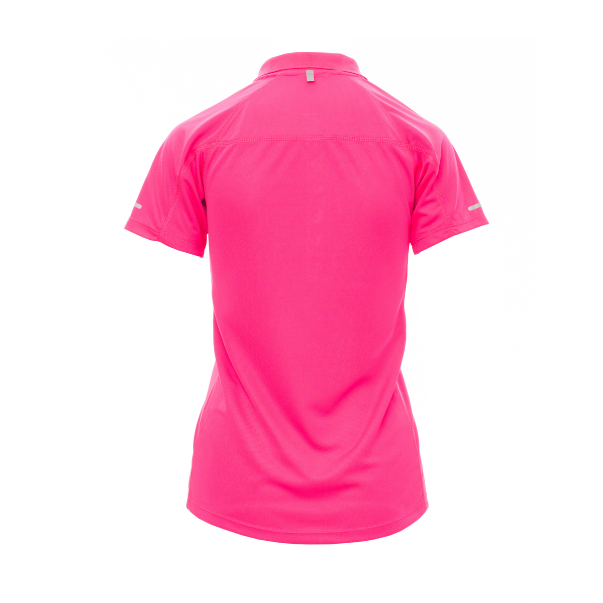 Vue de dos du Polo femme technique Payper TRAINING LADY manches courtes Fuchsia