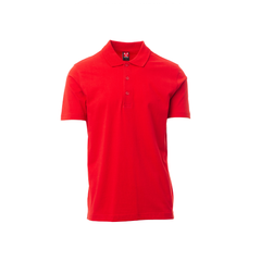 vue de face du Polo Payper AMALFI manches courtes Rouge