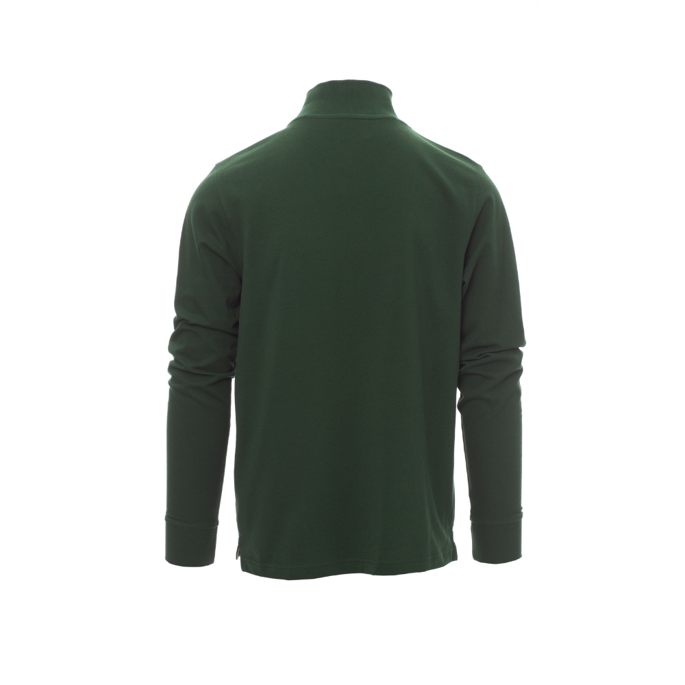 Vue de dos du Polo homme Payper FLORENCE manches longues Vert