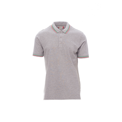 Vue de face du Polo Payper ITALIA MELANGE Gris Chiné
