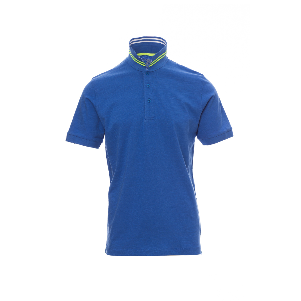 Vue de face du Polo homme Payper NAUTIC Bleu Roi Nautique/Blanc