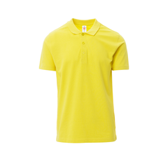 Vue de face du Polo Payper ROME manches courtes Jaune