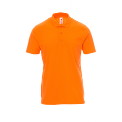 Vue de face du Polo Payper ROME manches courtes Orange