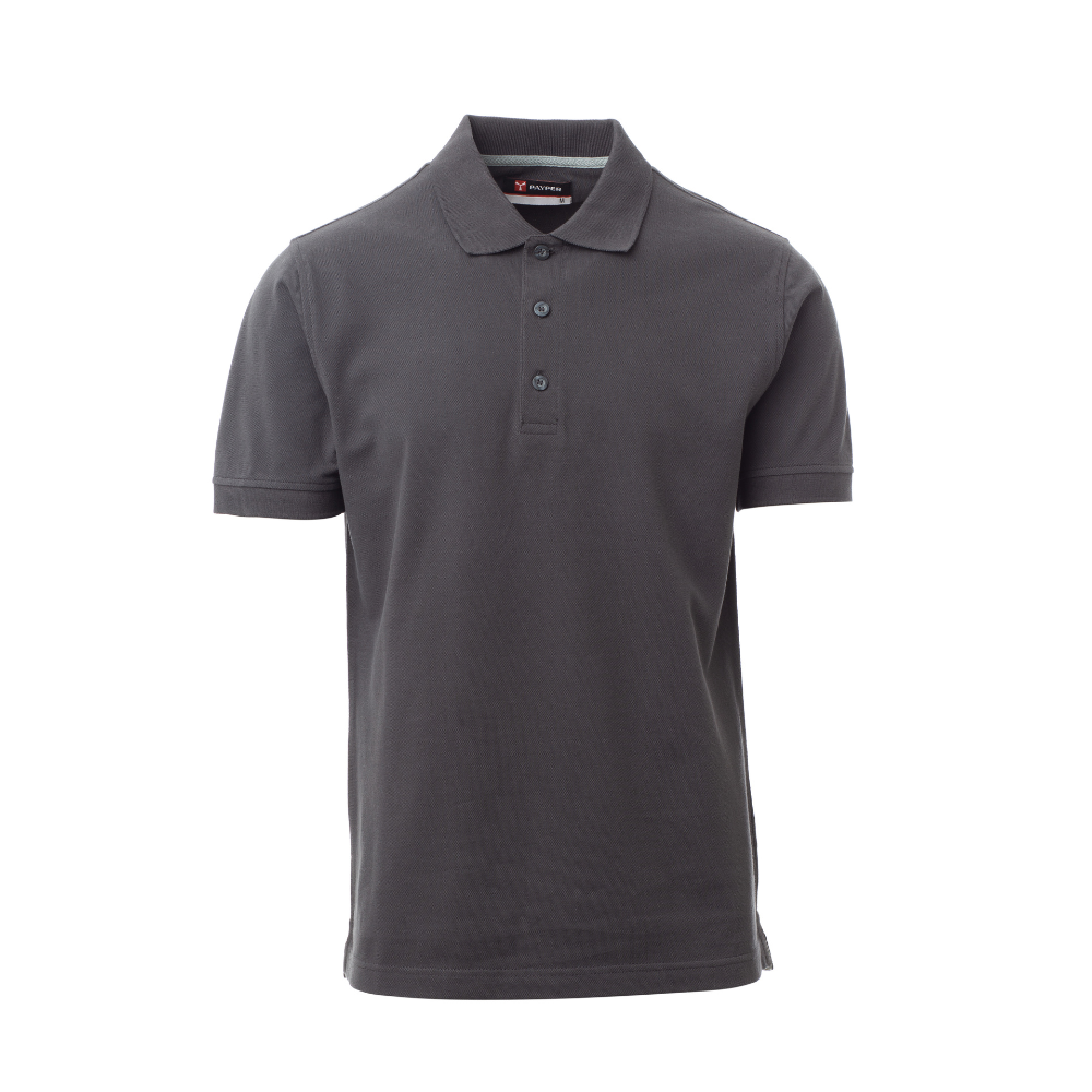 Vue de face du Polo homme Payper VENICE manches courtes - Anthracite