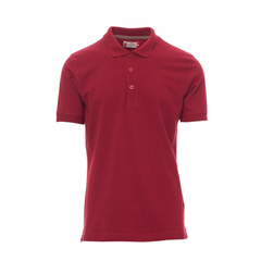 Vue de face du Polo homme Payper VENICE manches courtes - Bordeaux