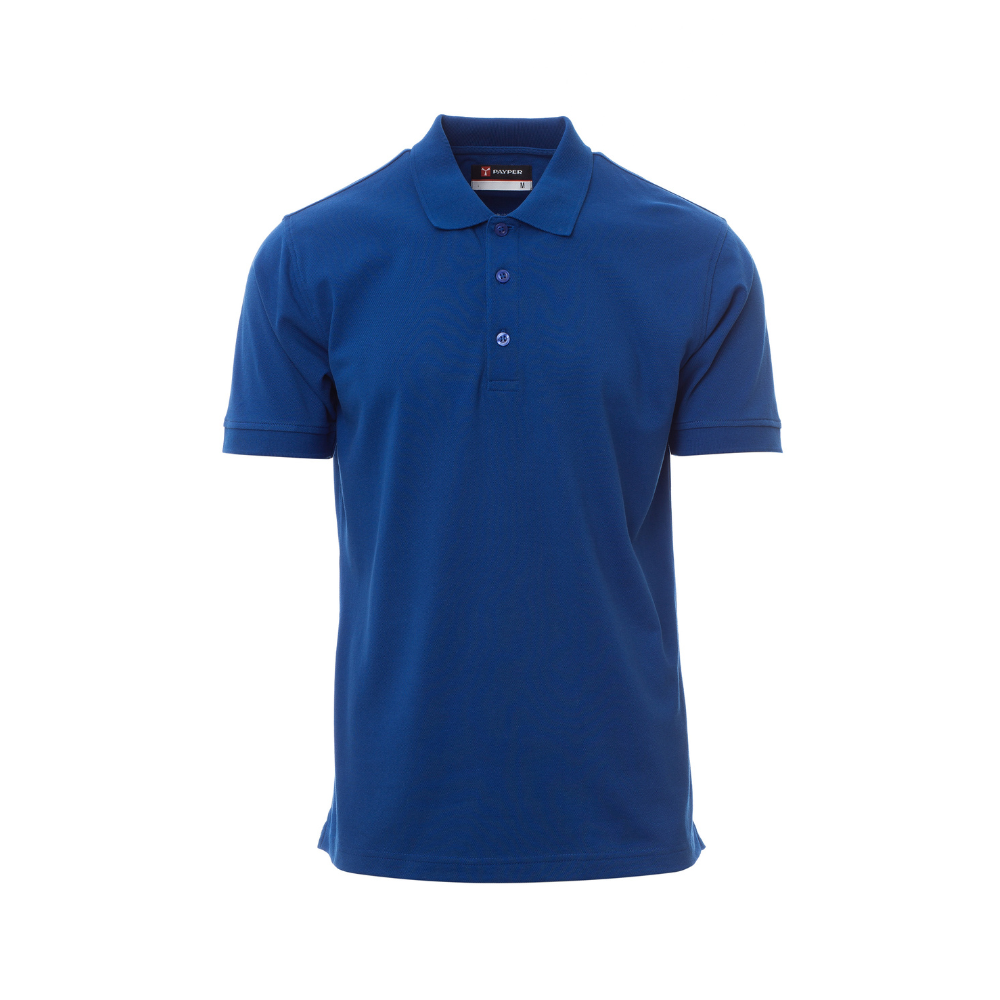 Vue de face du Polo homme Payper VENICE PRO manches courtes - Bleu Roi