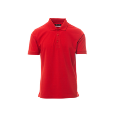 Vue de face du Polo homme Payper VENICE PRO manches courtes - Rouge