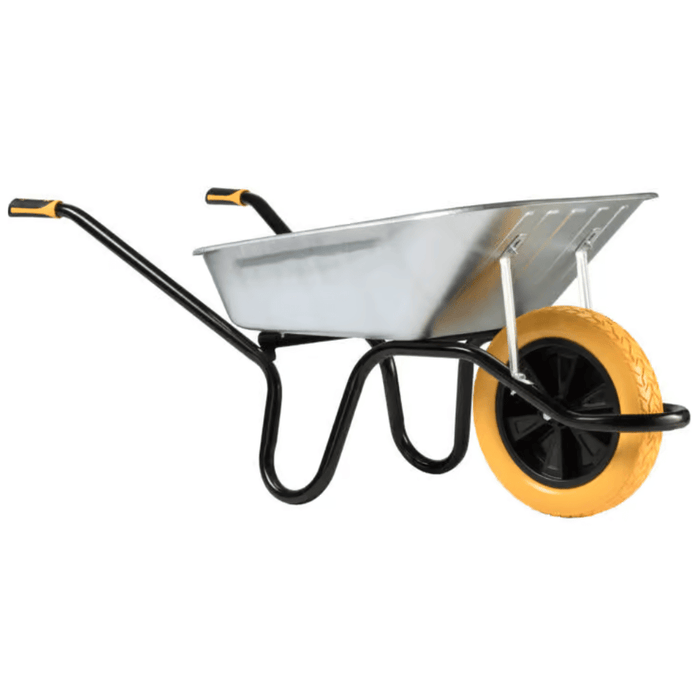 Brouette AKTIV PREMIUM 100 L roues increvables galva HAEMMERLIN