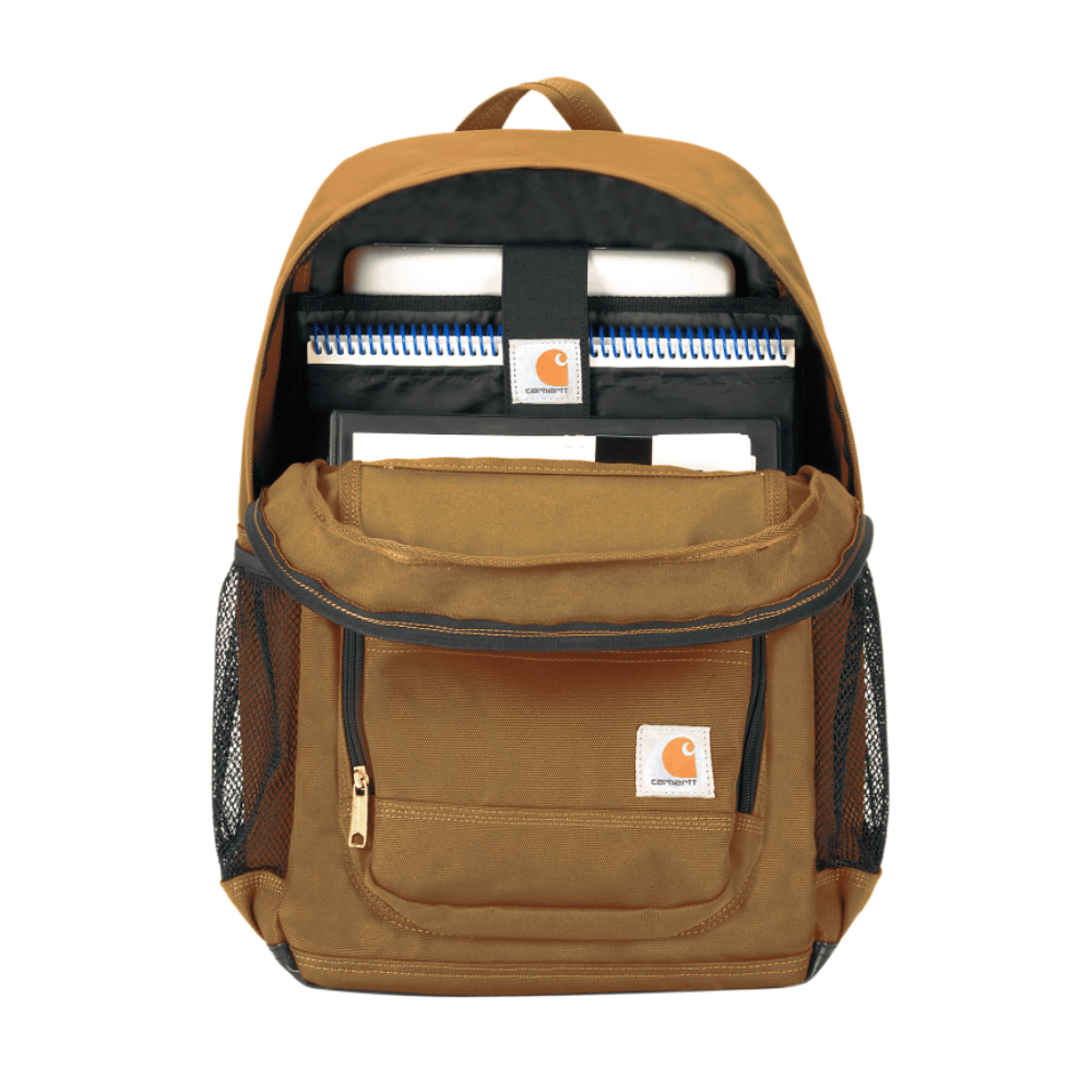 Vue de l'intérieur du Sac à dos Carhartt 27 L marron Rain Defender