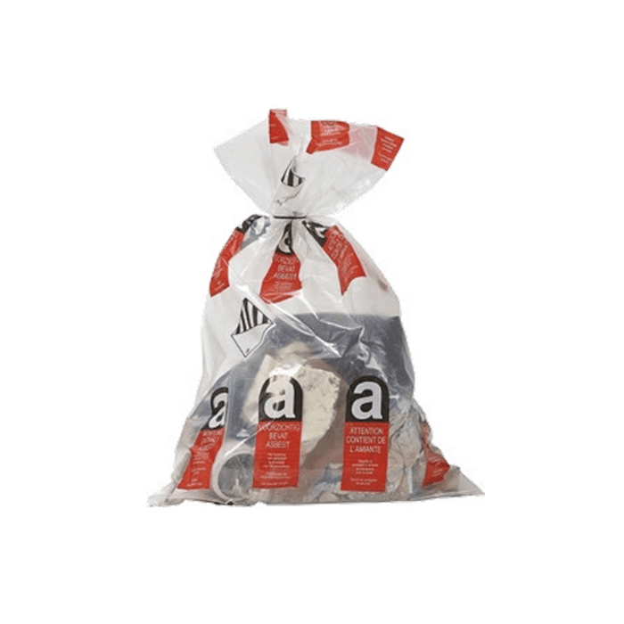 Sac transparent déchets amiantés 70 × 110 cm – Sacherie de Pantin