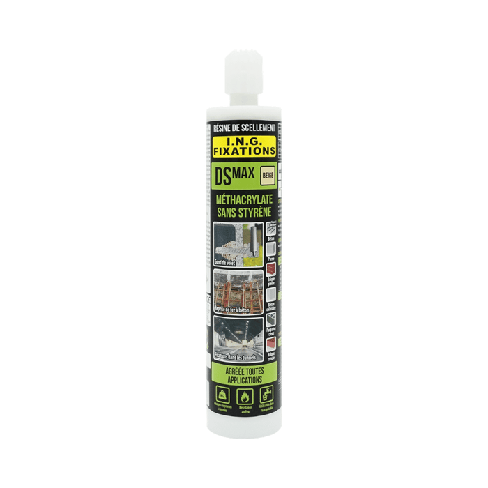 Scellement chimique DSMax 300 ml sans styrène - ING FIXATIONS