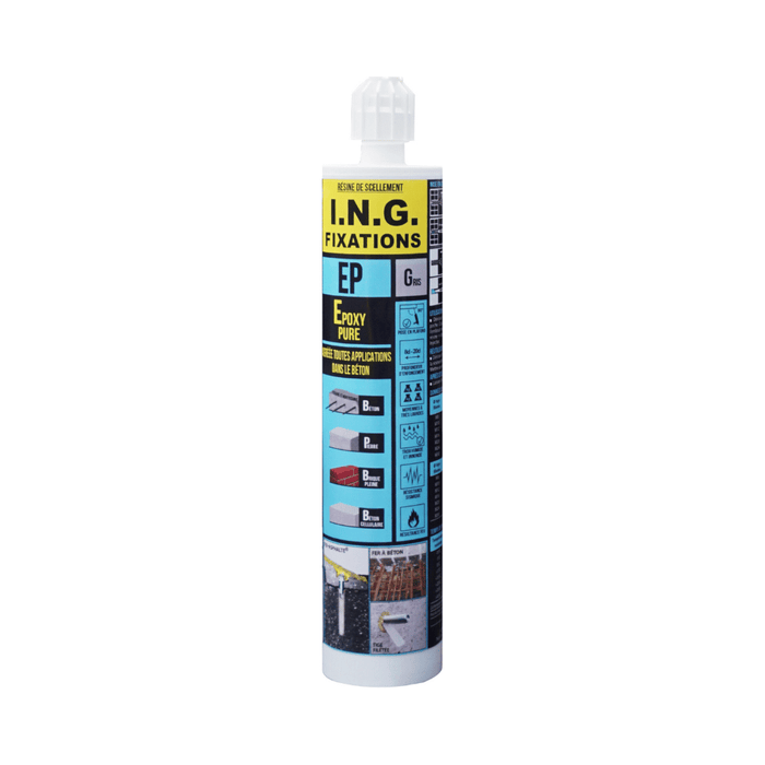 Scellement chimique EP3 époxy 265 ml charges lourdes – ING FIXATIONS