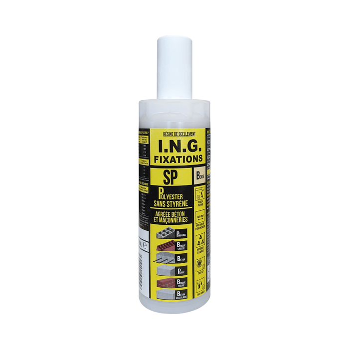Scellement chimique Résine DI 410 ml sans styrène - ING FIXATIONS