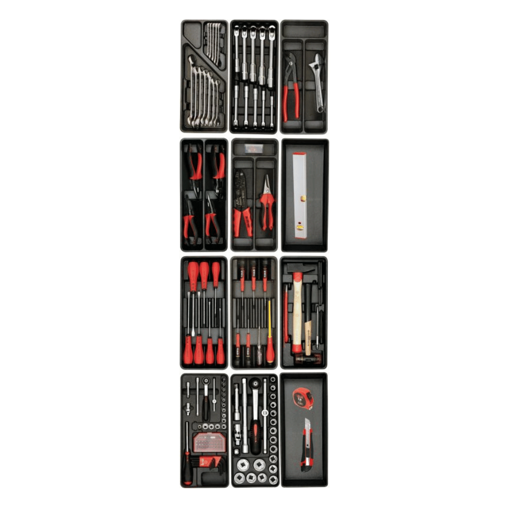 Composition de la Servante Proliner 5 tiroirs 141 outils – MOB 9516141501