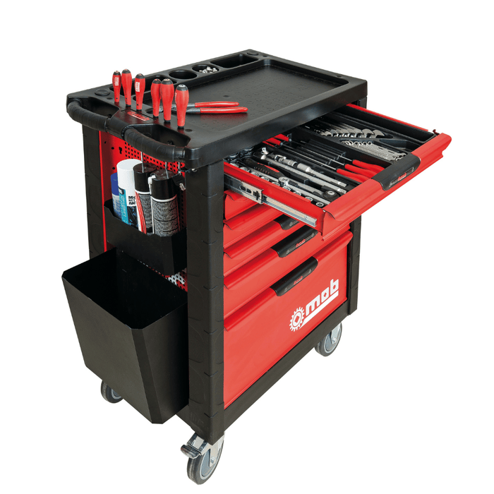 Servante Proliner 6 tiroirs - rouge - MOB