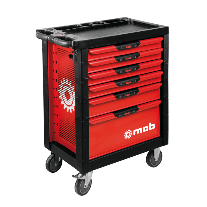 Servante Proliner 6 tiroirs - rouge - MOB