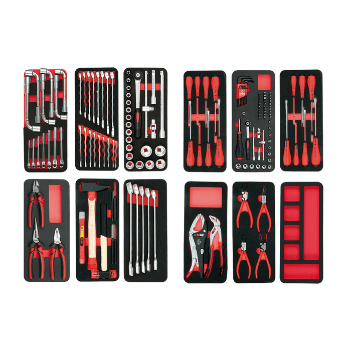 Composition de la Servante XLiner 6 tiroirs armoire 173 outils – MOB