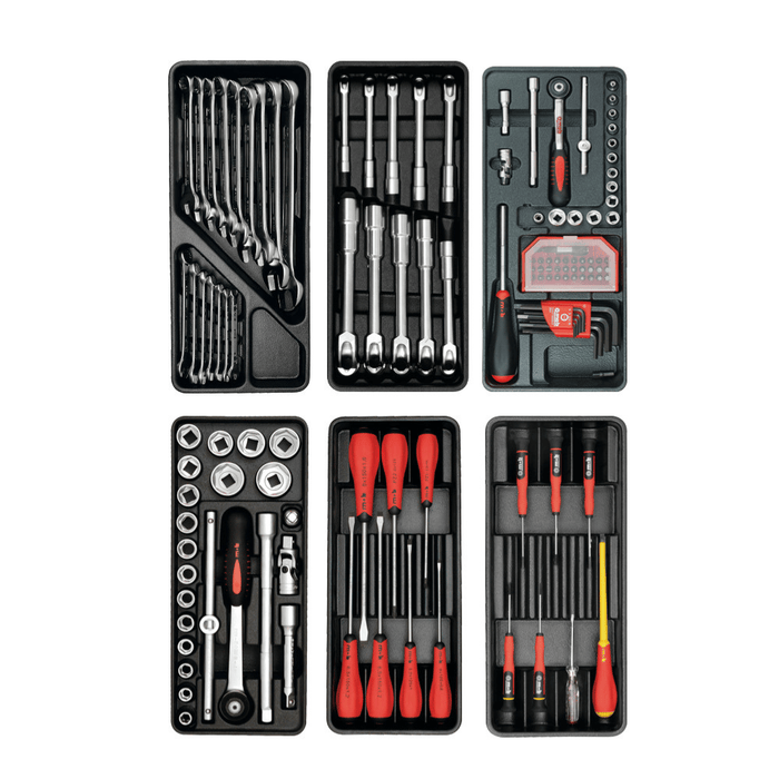 Composition de la Servante XLiner 7 tiroirs 141 outils – MOB