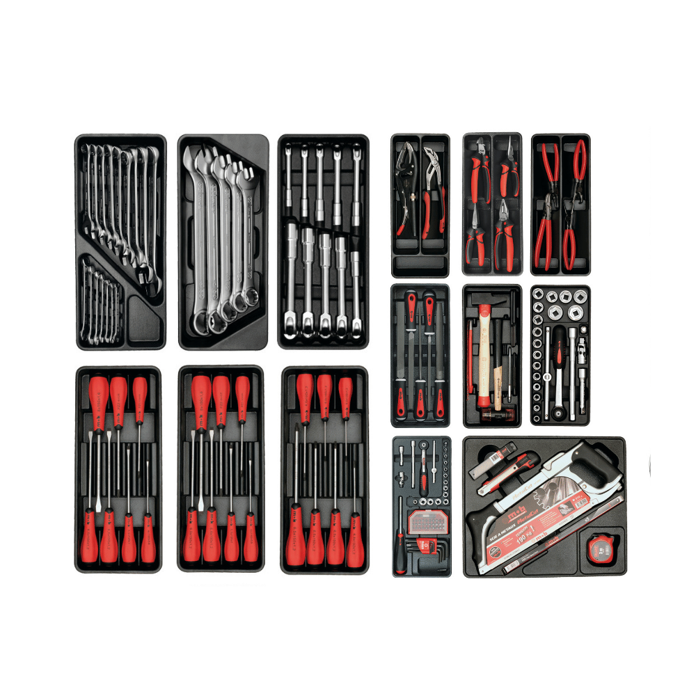 Composition de la Servante XLiner 7 tiroirs 156 outils – MOB