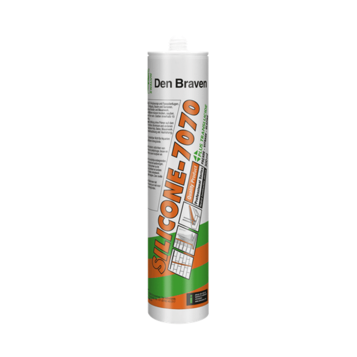 Silicone 7070 Plus 300 ml bâtiment et vitrage – Den Braven