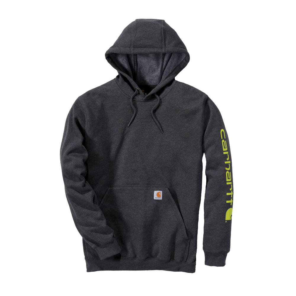 Sweat Carhartt à capuche Logo Carbon Heather