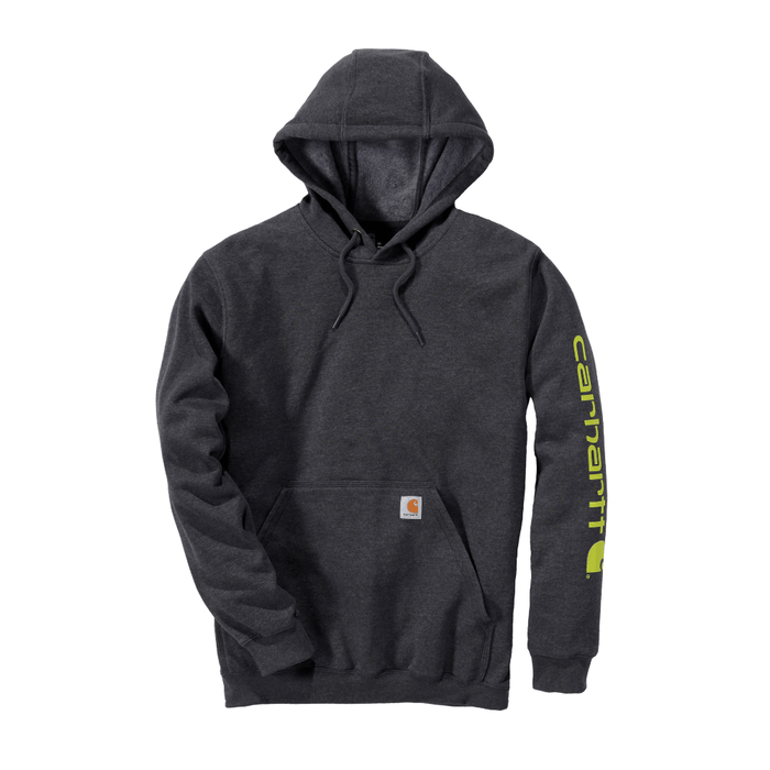 Sweat Carhartt à capuche Logo Carbon Heather