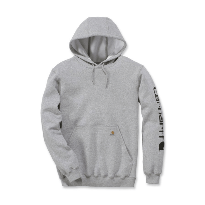 Sweat Carhartt à capuche Logo gris clair 356 g/m²