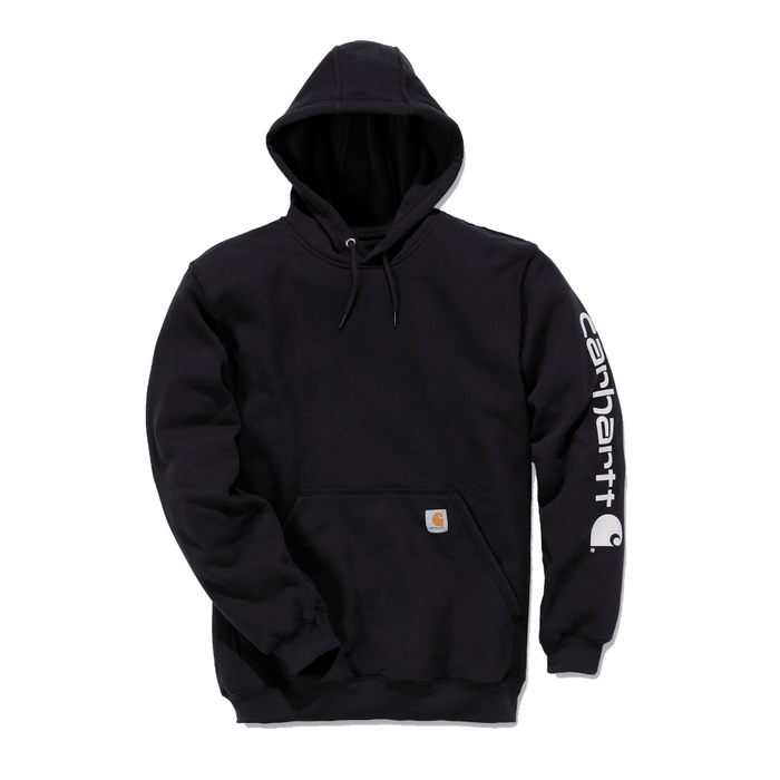 Sweat Carhartt à capuche Logo noir 356 g/m²