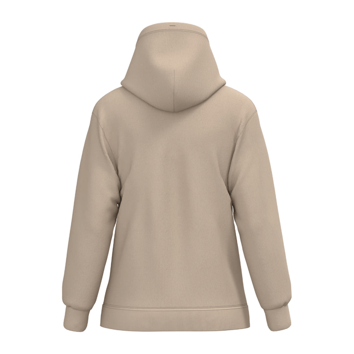 Vue de dos du Sweat-shirt femme à capuche Light Sand – Kariban