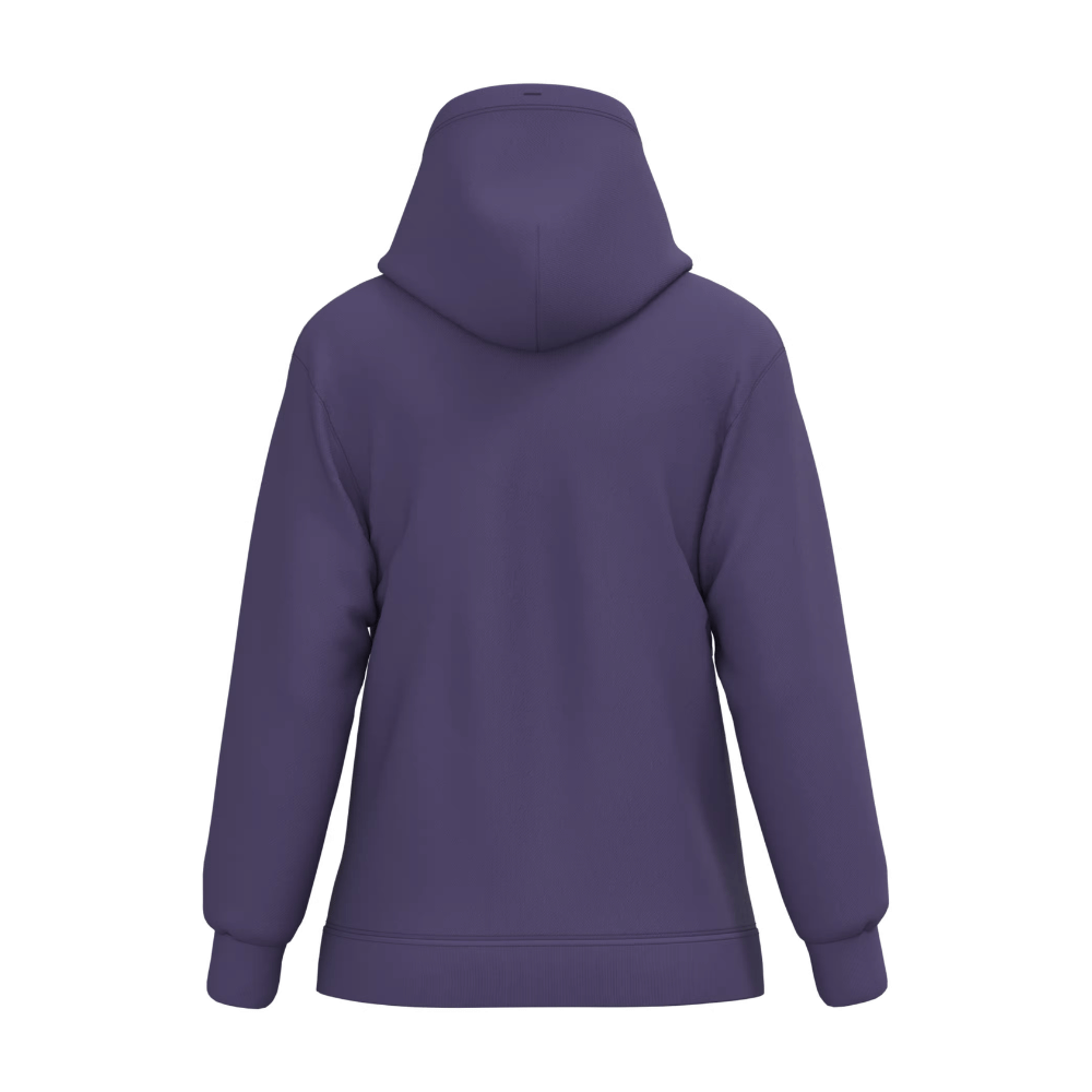 Vue de dos du Sweat-shirt à capuche femme violet – Kariban