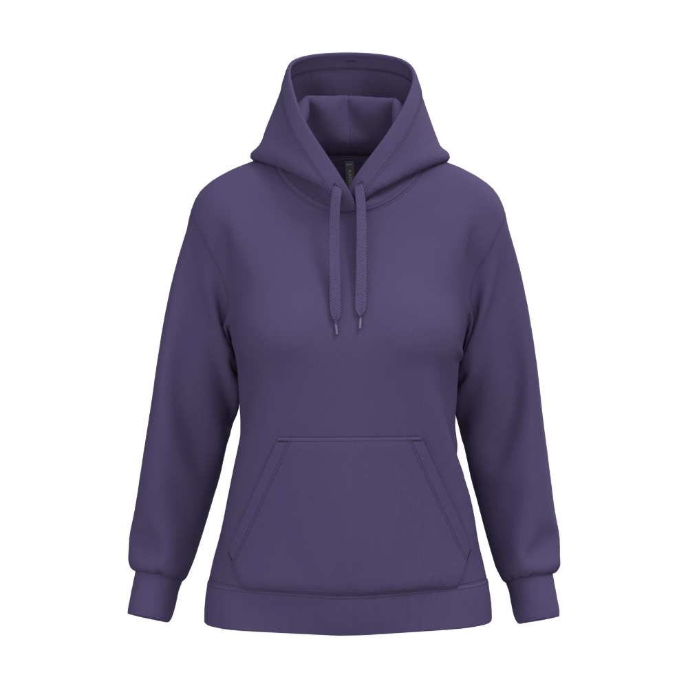 Sweat-shirt à capuche femme violet – Kariban