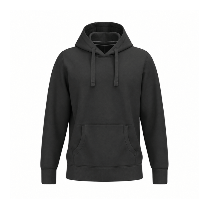 Sweat-shirt à capuche homme gris foncé – Kariban