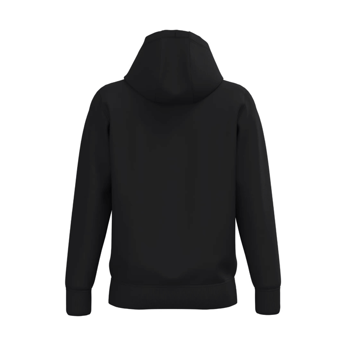 Vue de dos du Sweat-shirt à capuche homme noir 300 g/m² – Kariban