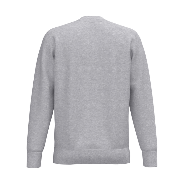 Vue de dos du Sweat-shirt col rond homme Ash Heather – Kariban
