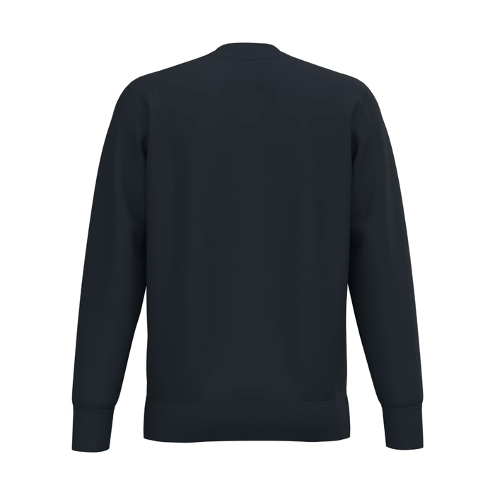 Vue de dos du Sweat-shirt col rond homme bleu marine – Kariban