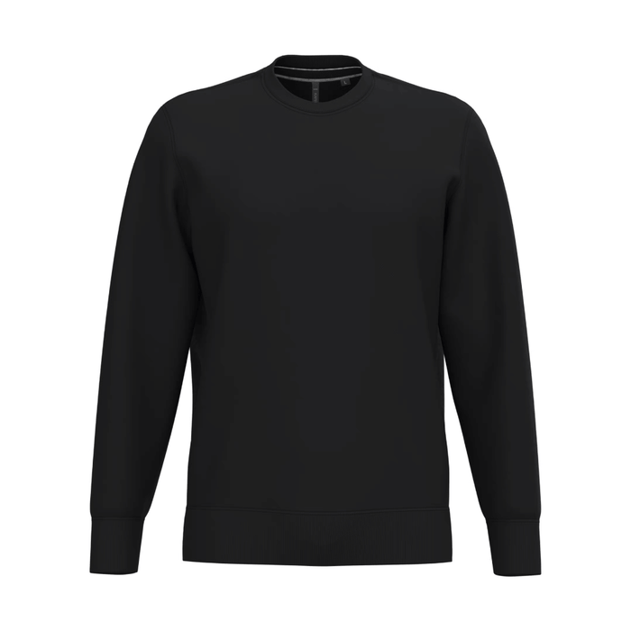 Sweat-shirt col rond homme noir 300 g/m² – Kariban