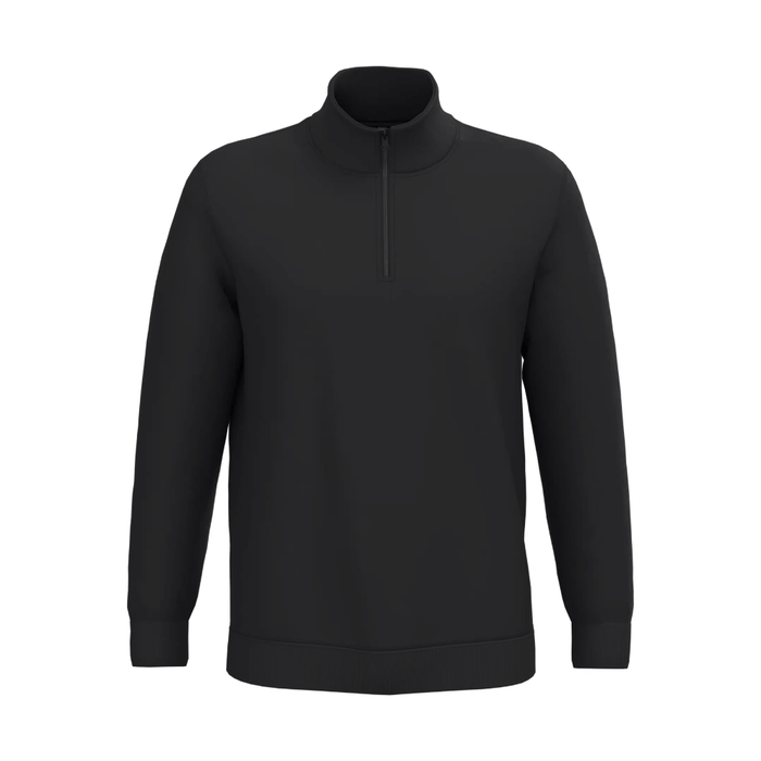 Sweat-shirt col zippé homme noir – Kariban