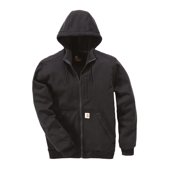 Sweat Carhartt Wind Fighter™ noir zippé à capuche