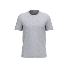 Vue de face du T-shirt Bio190 homme coton biologique Oxford Grey