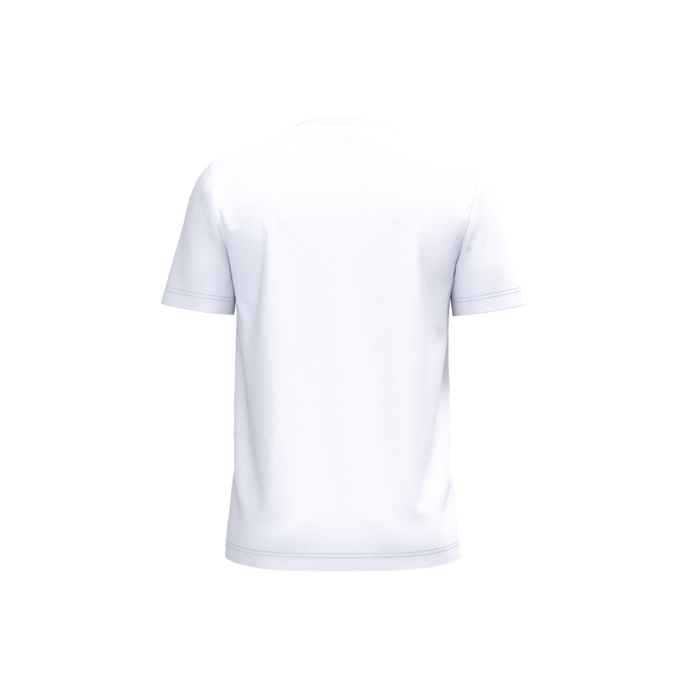 Vue de dos du T-shirt Bio190 homme coton biologique Blanc