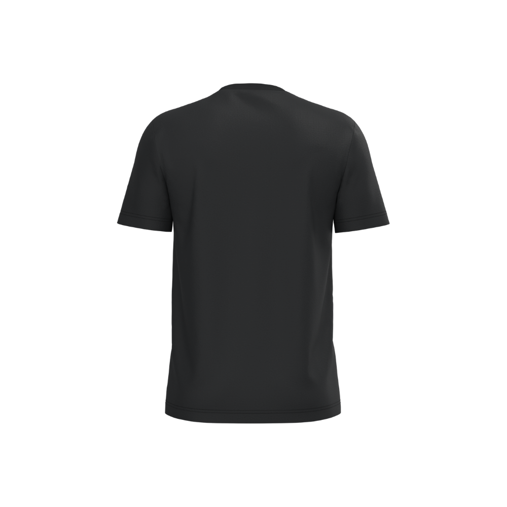 Vue de dos du T-shirt Bio190 homme coton biologique Noir kariban