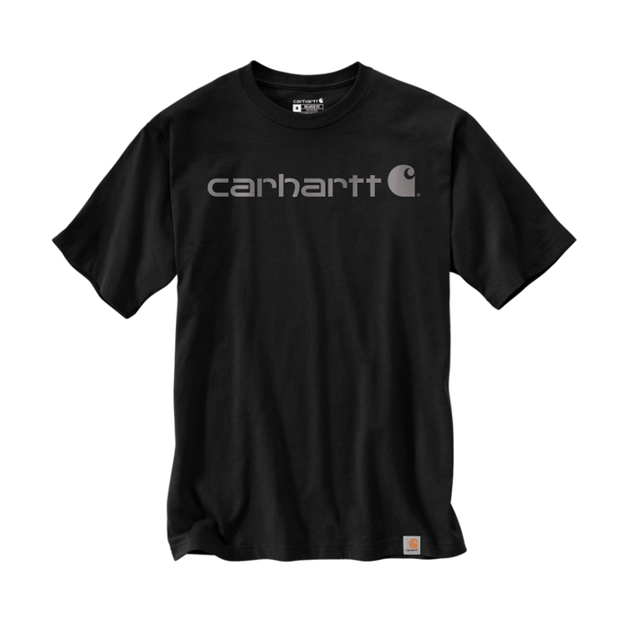 T-shirt Core Logo – Jersey épais 229 g/m² – Noir / Gris - CARHARTT