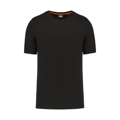Vue de face du T-shirt de travail homme WK302 Noir