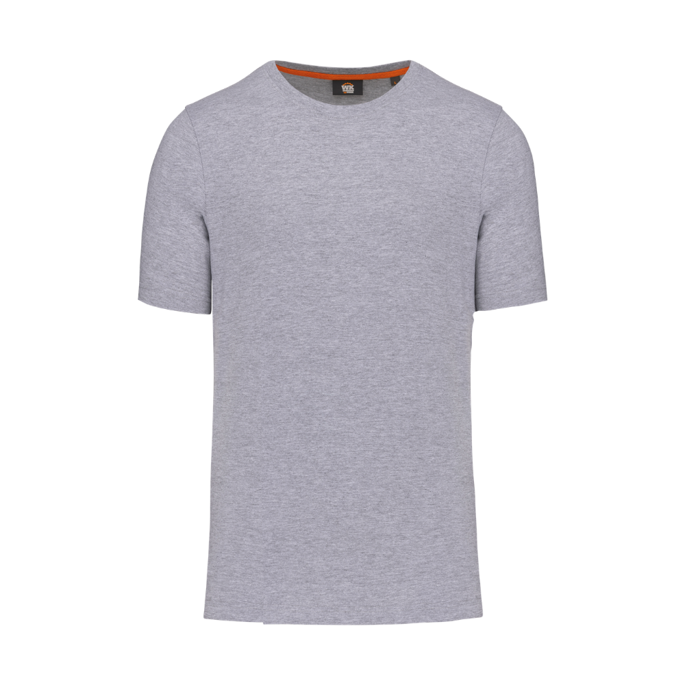 Vue de face du T-shirt de travail homme WK3020 Oxford Grey