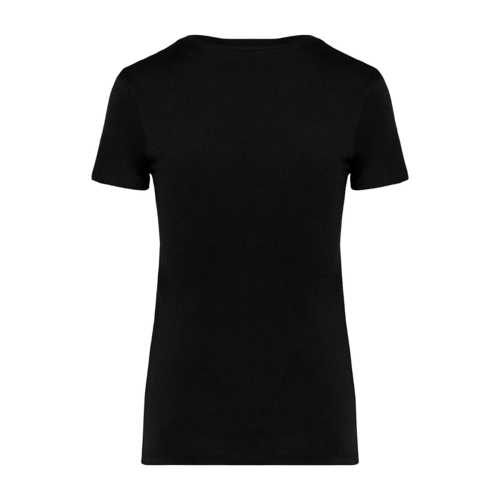 Vue de dos du T-shirt femme Native Spirit NS324 Noir  coton bio